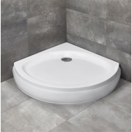 Dušas paliktnis pusapaļš Radaway Patmos B 90x90 ,balts