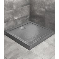 Dušas paliktnis kvadrātveida Radaway DOROS C Compact 90x90cm, antracīts akmens