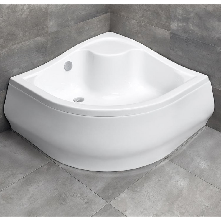 Dušas paliktnis dziļais Radaway KORFU A 900x900, balts