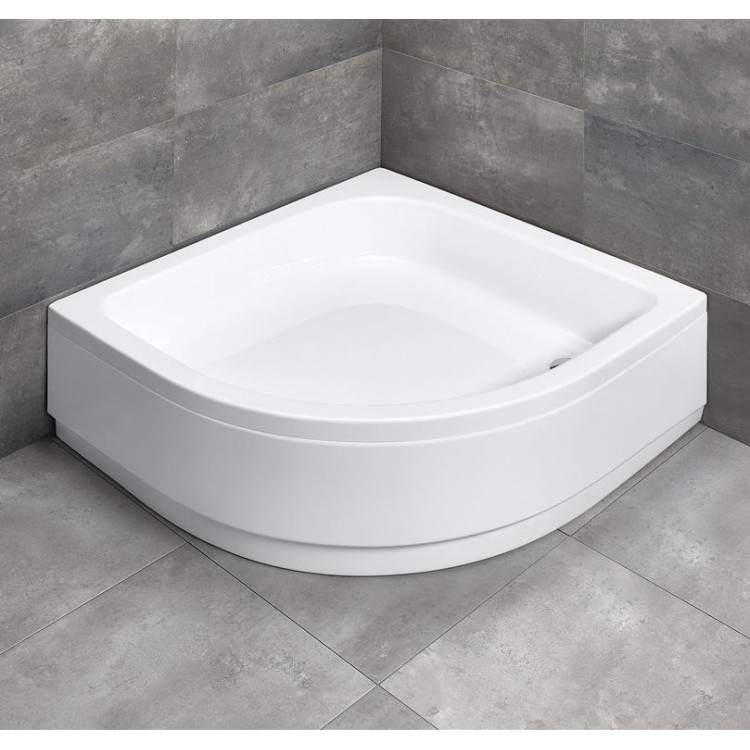 Dušas paliktnis pusapaļš Radaway SAMOS A 80x80 ,balts