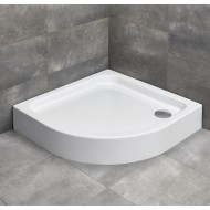 Dušas paliktnis pusapaļš Radaway Siros A Compact 90x90 ,balts