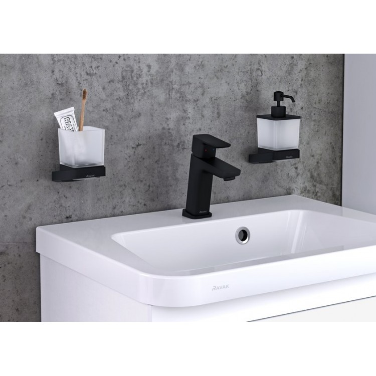 Izlietnes maisītājs RAVAK 10° Free Black TD F 014.20, X070150