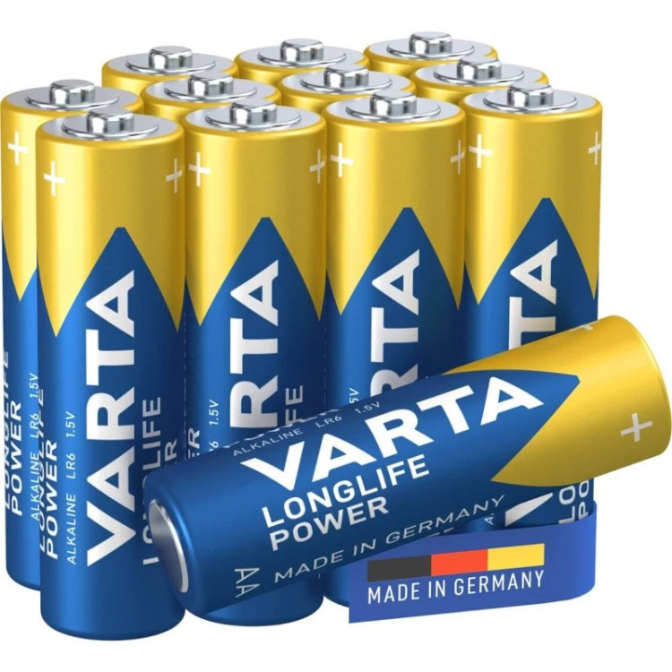 Alkaline baterijas VARTA AA (2A) LONGLIFE POWER 4906/12 1.5V 12gb