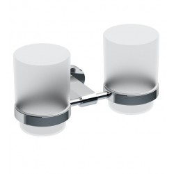 Glāze ar turētāju, dubultais Ravak Chrome, hroms CR 220.0