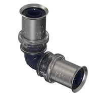 Presējamais līkums 90° daudzslāņu caurulēm 32 x 32 Wavin U