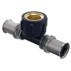 Presējamais trejgabals ar iekšējo vītni daudzslāņu caurulēm 16 x 1/2'' x 16 Wavin U