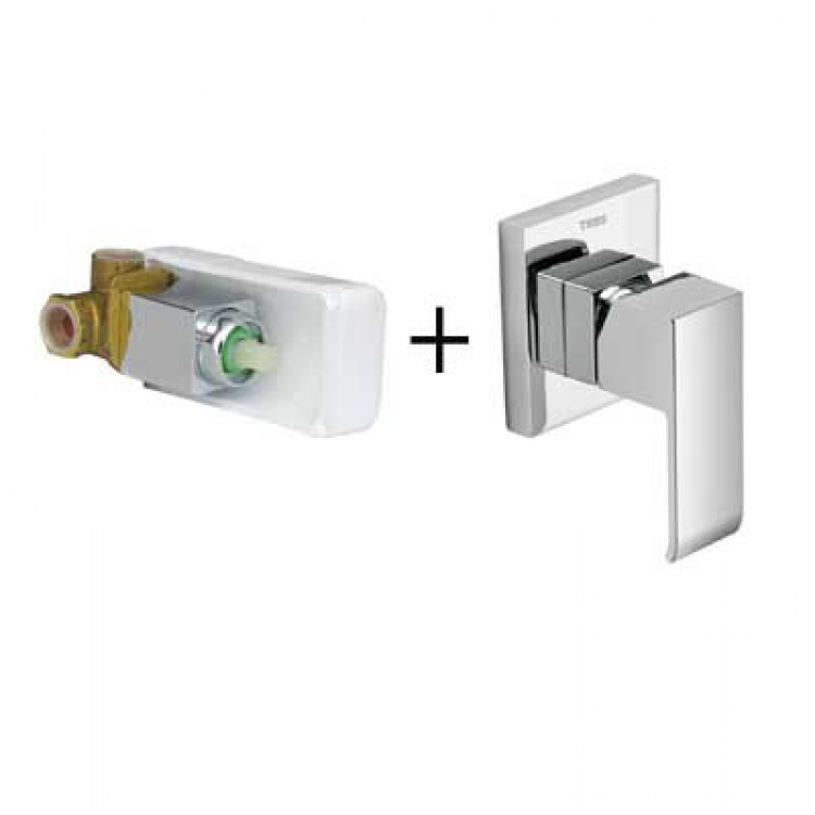 Dušas iebūvējamais maisītājs CUADRO-TRES, hroms 106177