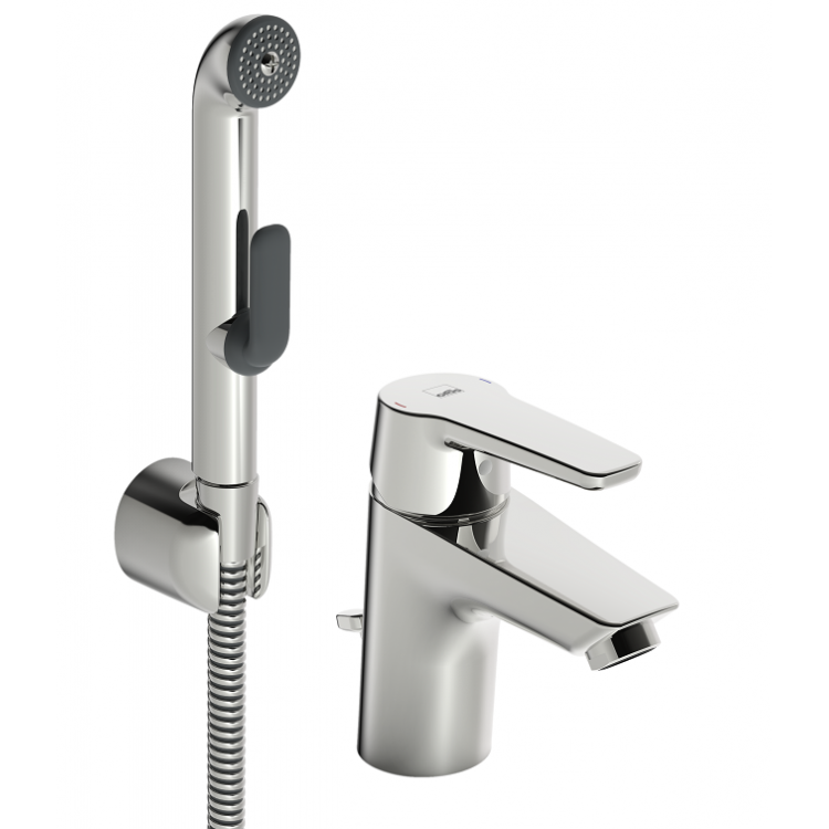 Izlietnes maisītājs ar bidetta rokas dušu ORAS SAGA 3908F