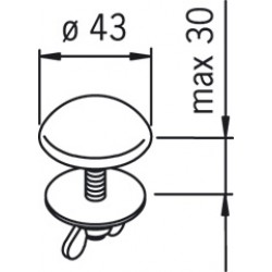 Dekoratīvā plāksne izlietnei ORAS 152055