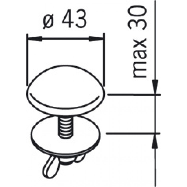 Dekoratīvā plāksne izlietnei ORAS 152055