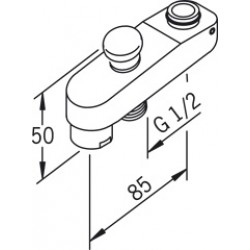 Jaucējkrāna izteka ar trīseju vārstu ORAS 221210