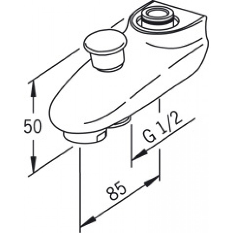 Jaucējkrāna izteka ar trīseju vārstu ORAS 221220