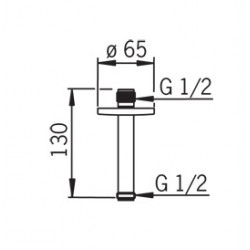 Dušas galvas turētājs ORAS 231042