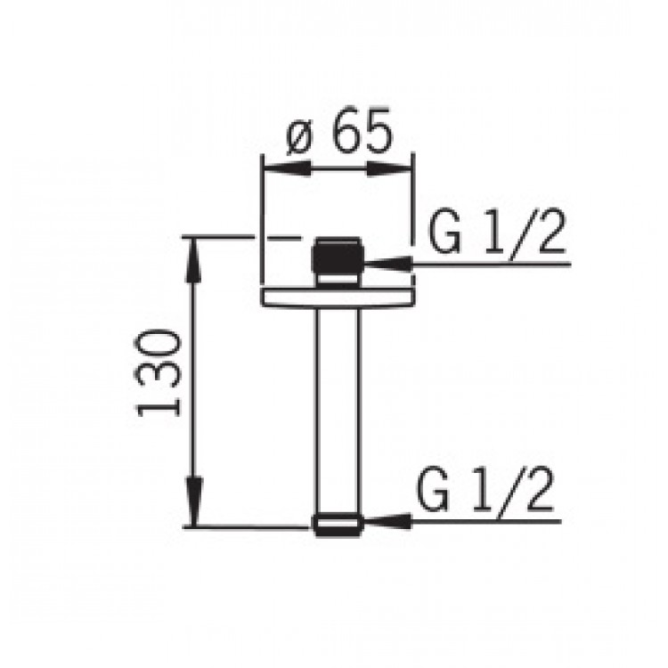 Dušas galvas turētājs ORAS 231042