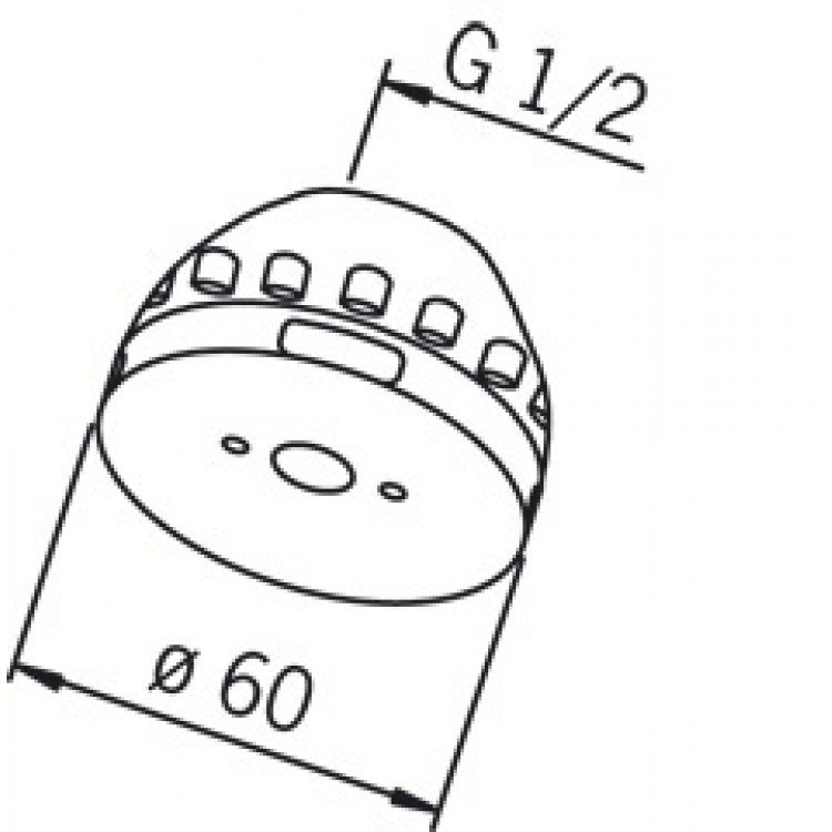 Dušas galva ar sietiņu ORAS 232002