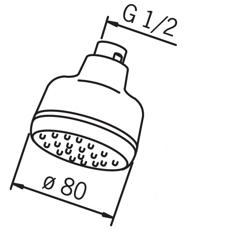 Dušas galva ar sietiņu ORAS 232110