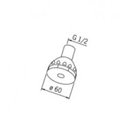 Dušas galva ar sietiņu ORAS 305