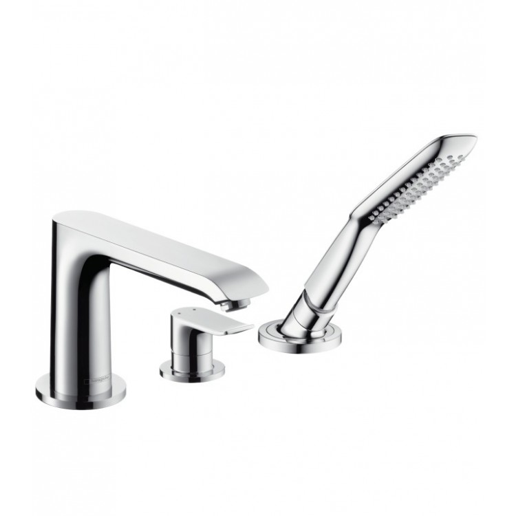 Vannas maisītājs uz vannas malas Hansgrohe Metris 3-daļīgs, 31190000