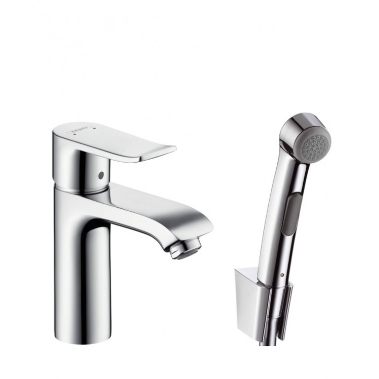 Izlietnes maisītājs ar bidetta rokas dušu Hansgrohe Metris, 31285000