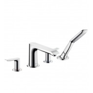 Vannas maisītājs uz vannas malas Hansgrohe Metris 4-daļīgs, 31442000