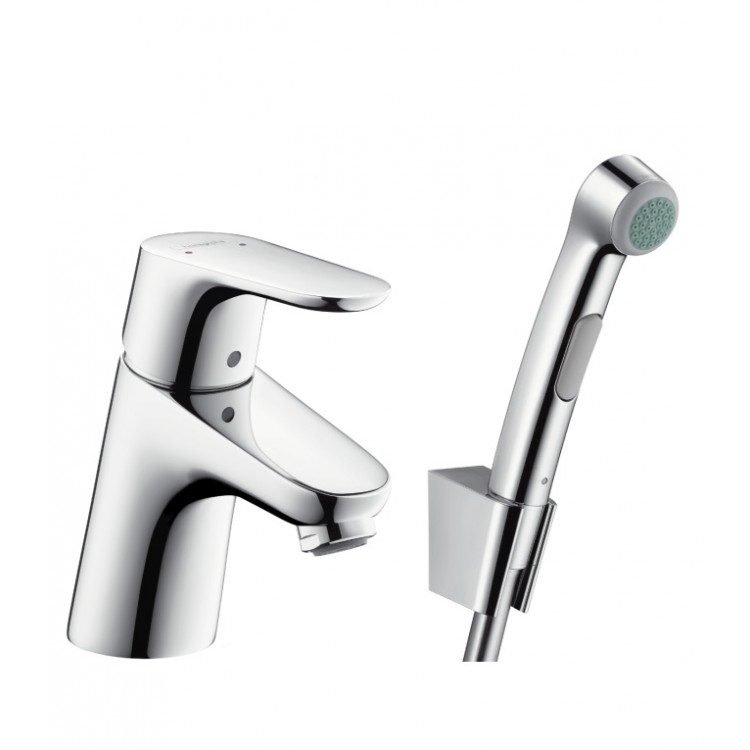 Izlietnes maisītājs ar bidetta rokas dušu Hansgrohe Focus 70, 31926000