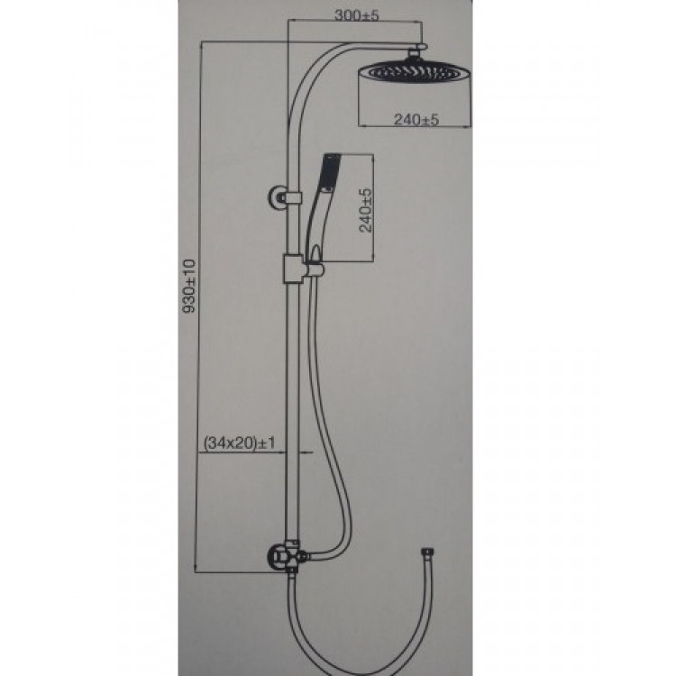 Dušas komplekts Duschy ALASCA 456-90