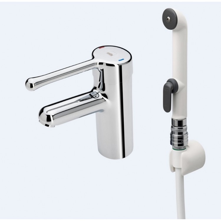 Izlietnes jaucējkrāns ar bidettu dušu ORAS MEDIPRO, 5512A