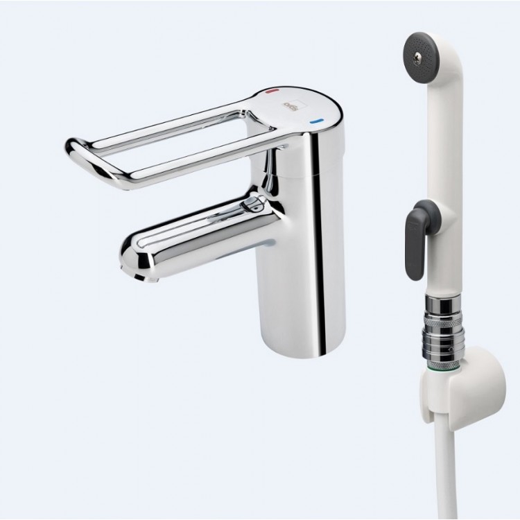 Izlietnes jaucējkrāns ar bidettu dušu ORAS MEDIPRO, 5512B