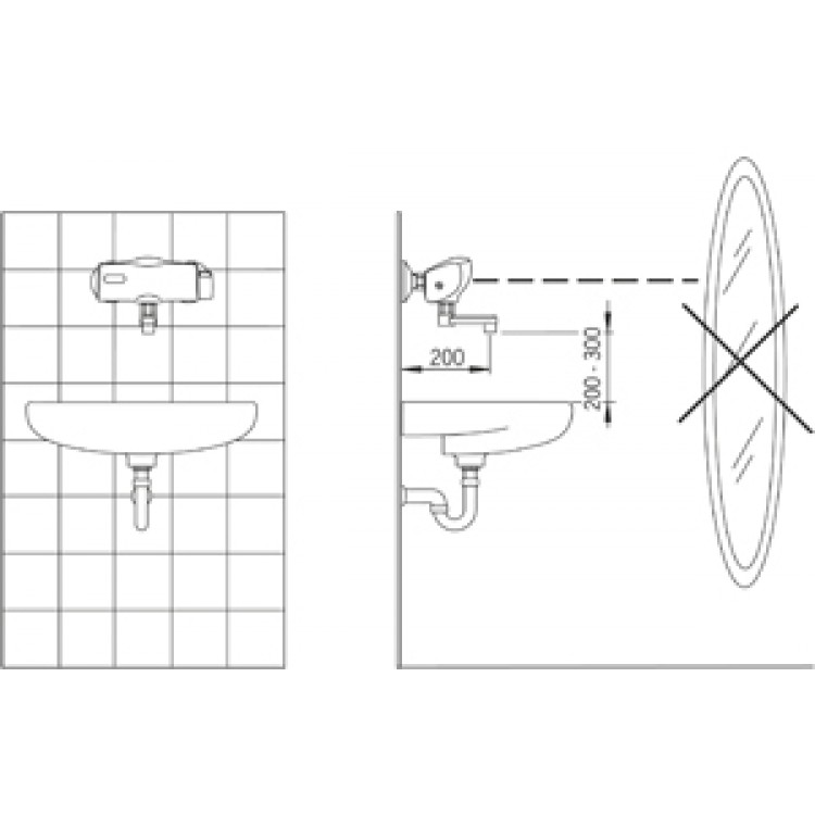 Izlietnes maisītājs ORAS Electra, 6V 6172