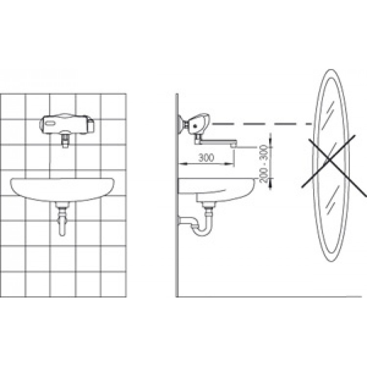 Izlietnes maisītājs ORAS Electra, 6V 6179