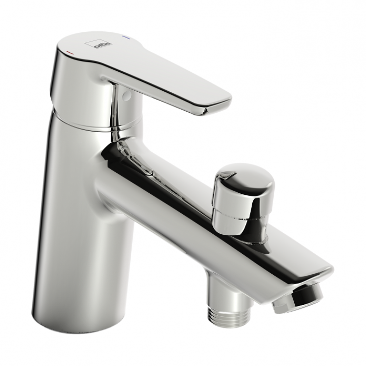 Vannas un dušas maisītājs uz vannas malas ORAS SAGA 3946F