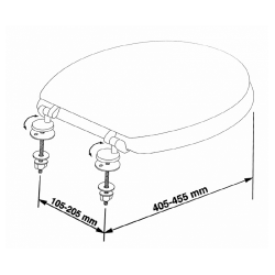 Tualetes poda vāks Duschy MILJO 803-10