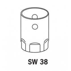 Uzgriežņu atslēga kasetēm 38mm ORAS 910003