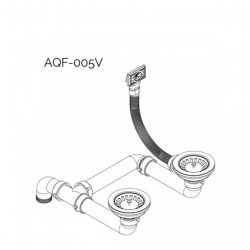 Helika Virtuves izlietņu vārsts 3 1/2 AQF-005V