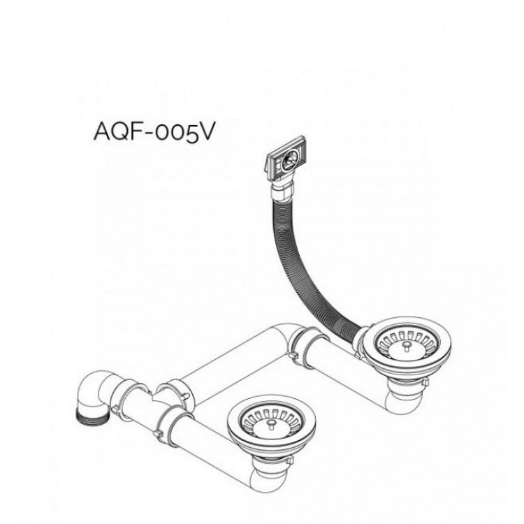 Helika Virtuves izlietņu vārsts 3 1/2 AQF-005V