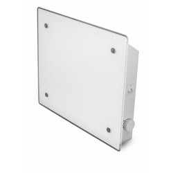 Mitrumizturīgs elektriskais radiators ADAX 250W ECO Glass 02 KBT WG, Bluetooth