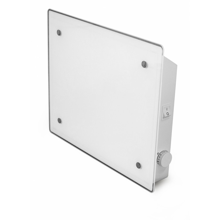 Mitrumizturīgs elektriskais radiators ADAX 250W ECO Glass 02 KBT WG, Bluetooth