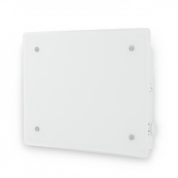 Mitrumizturīgs elektriskais radiators ADAX 250W ECO Glass 02 KBT WG, Bluetooth