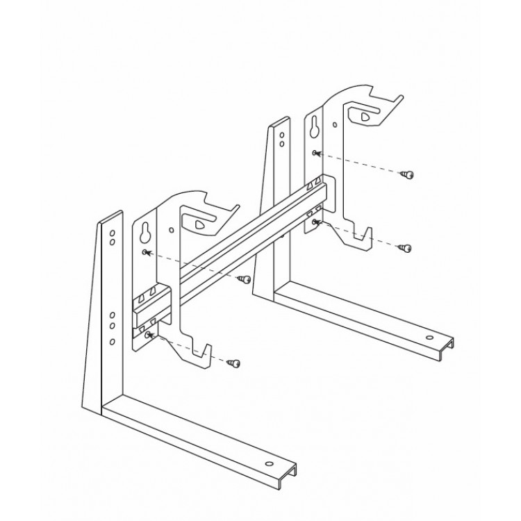 Kājas stiprināšanai uz grīdas Adax PFL, 755500000