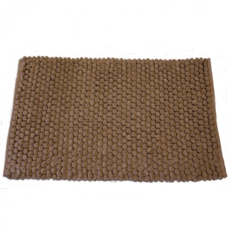 Vannas istabas paklājs Ba-De BUTTON 50x80cm, brūns