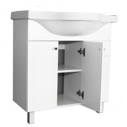 Vannas istabas skapītis ar izlietni Aqualine Basic 75 cm, 930VK75T