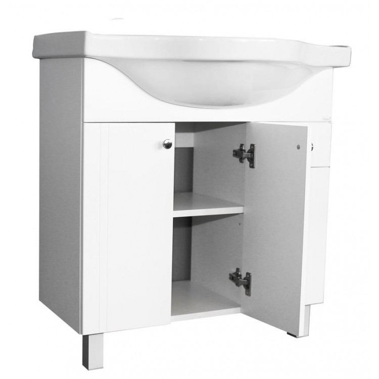 Vannas istabas skapītis ar izlietni Aqualine Basic 75 cm, 930VK75T