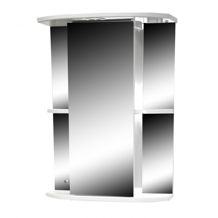 Vannas istabas skapītis ar spoguli Aqualine Basic 50cm, 932PK50