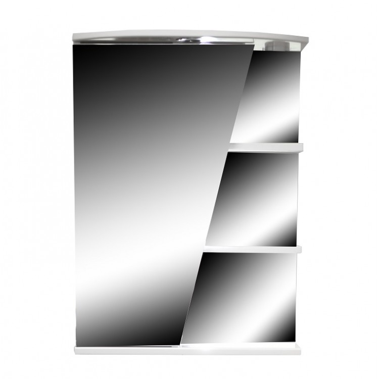 Vannas istabas skapītis ar spoguli Aqualine Basic 55cm, 932PK55