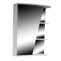 Vannas istabas skapītis ar spoguli Aqualine Basic 55cm, 932PK55