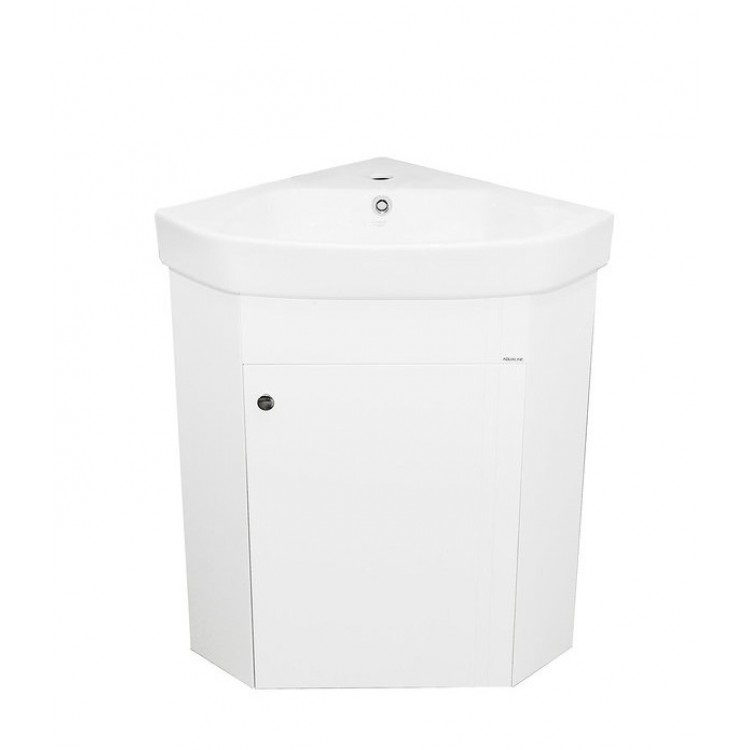 Vannas istabas stūra skapītis ar izlietni Aqualine Basic 47cm, 9