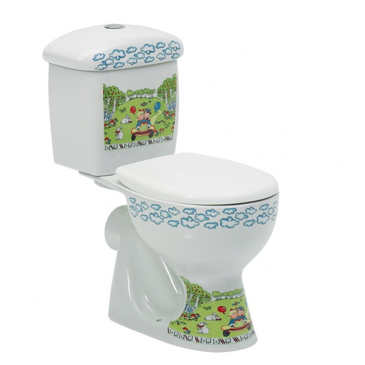 Tualetes pods bērnu ar vāku CeraStyle Jimmy, 1145