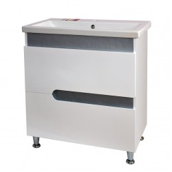 Vannas istabas skapītis ar izlietni Aqualine Premium L 80 cm, 9333T308019M