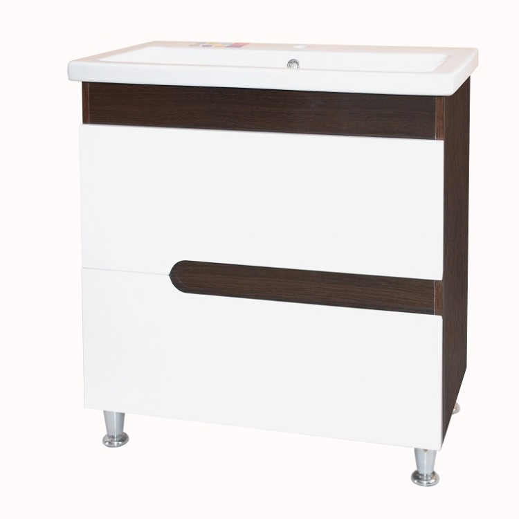 Vannas istabas skapītis ar izlietni Aqualine Premium L 80 cm, 9333T308019W