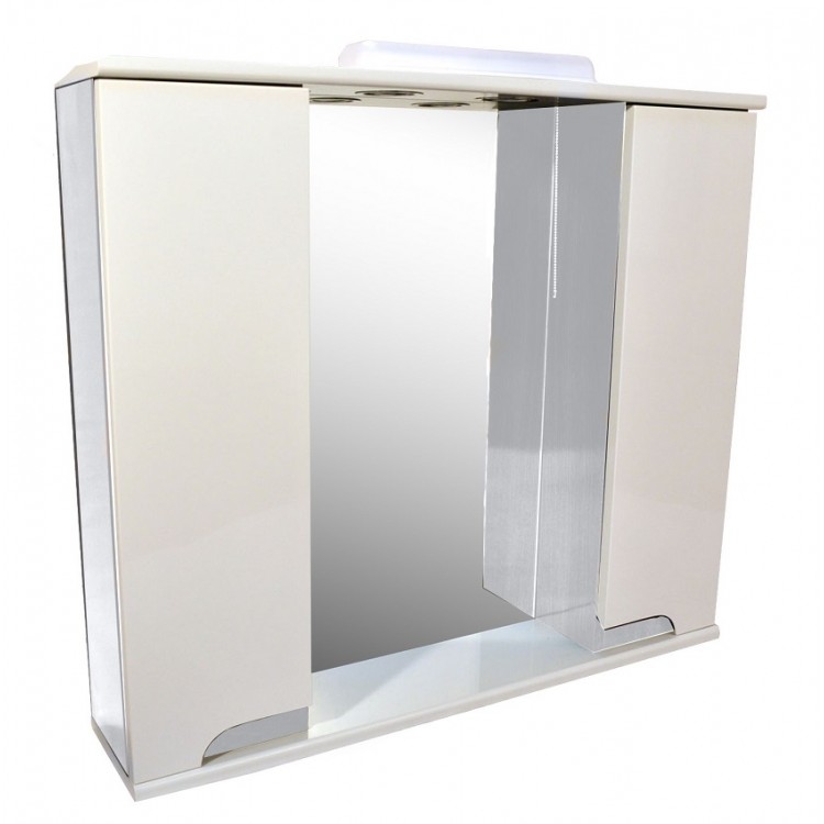 Vannas istabas skapītis ar spoguli Aqualine Premium L 80cm, 9334Z1780M